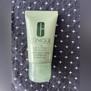 Clinique 7 day scrub cream travel size 1 fl oz